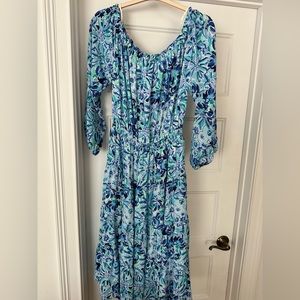 Lilly Pulitzer off shoulder dress